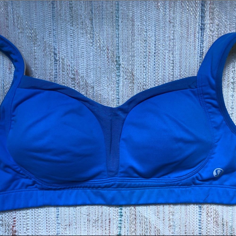 Lulu Lemon Bright Blue Sports Bra - Size 34C